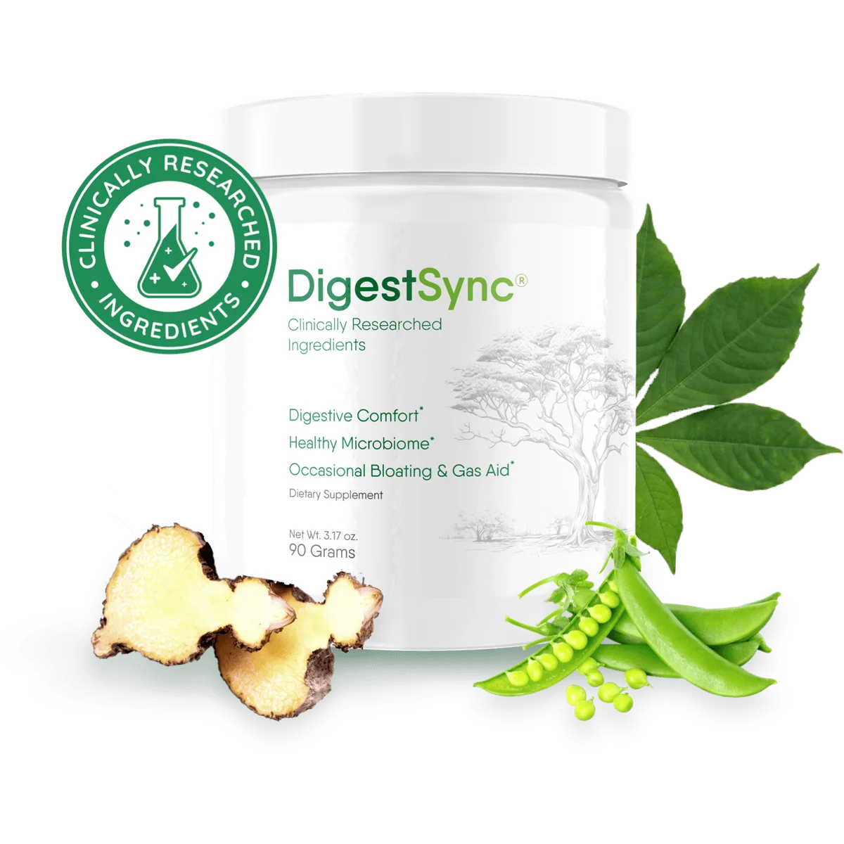 DigestSync Gut & Digestive Relief Supplement — Front Label